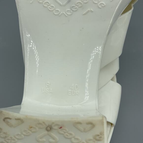 Jeffrey Campbell Women’s Bubblegum Platform Sandals White Size 9M - Picture 5 of 10